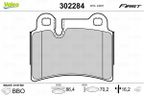 Klocki hamulcowe First - VALEO 302284