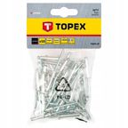 Nity aluminiowe 4.0 x 16 mm, 50 szt. - TOPEX TPX43E404
