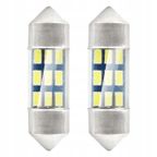 Żarówki LED STANDARD 3014 9SMD Festoon C5W C10W C3W 31mm White 12V - AMIO AMI01089 — zdjęcie 4