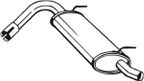 Tłumik układu wydechowego tył - BOSAL BOS148-135