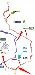 Przewód przekładni kierowniczej - OE 2593219