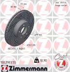 Tarcza hamulcowy prawa - ZIMMERMANN 150.2903.55 — zdjęcie 2