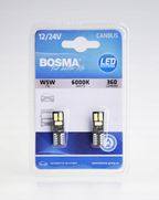 Led 12/24v 6xled smd5730 t10 biala 6000k - BOSMA LED7381 — zdjęcie 2