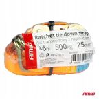 Pas transportowy z napinaczem 500 kg 25mm - AMIO AMI02876 — zdjęcie 5