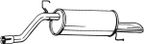 Tłumik układu wydechowego tył - BOSAL BOS185-689