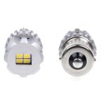 Żarówki LED CANBUS 3020 UltraBright 22SMD 1156 BA15S P21W R10W R5W White 12V 24V AIMO-02449 - AMIO AMI02449 — zdjęcie 3