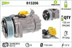 Sprężarka klimatyzacji mini - VALEO 813206 — zdjęcie 2