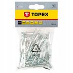 Nity aluminiowe 4.0 x 18 mm, 50 szt. - TOPEX TPX43E405