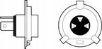 Zarowka h4 +50% light - VALEO 032511 — zdjęcie 2