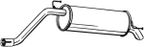 Tłumik układu wydechowego tył - BOSAL BOS148-147