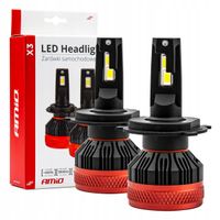 Żarówki samochodowe LED seria X3 H4/H19 6500K Canbus - AMIO AMI02979