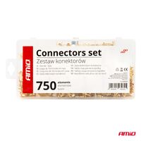 Konektory zestaw konektorów samochodowych 750 szt. - AMIO AMI03032 — zdjęcie 5