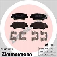 Klocki hamulcowe - ZIMMERMANN 25337.160.1 — zdjęcie 2