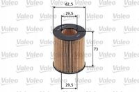 Filtr oleju wkład - VALEO 586554