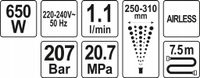 Agregat Malarski Hydrodynamiczny 650W - YATO YATYT-82560 — zdjęcie 5