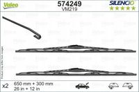 Piora wycier 650+280 szkielet vm219 perf - VALEO 574249 — zdjęcie 2