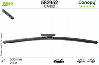 Pióro Wycieraczki 500 Canopy - VALEO 583952 — zdjęcie 2