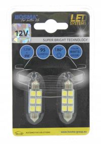 Led 12v sv8,5 10x39 6xsmd biala - BOSMA LED3833