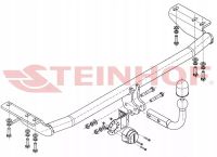 Hak holowniczy kula-A przykręcana - STEINHOF STEV-303 — zdjęcie 5