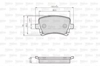 Klocki hamulcowe optipack lcv - VALEO 872914 — zdjęcie 2