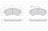 Klocki hamulcowe optipack lcv - VALEO 872466 — zdjęcie 3