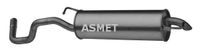 Tłumik układu wydechowego tył - ASMET ASM03.071