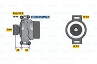 Alternator mercedes-benz c-klasse - BOSCH 0 986 041 530