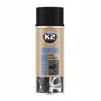 K2-color flex guma czarny polysk 400ml - K2 MELLE MELL343CP — zdjęcie 3