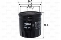 Filtr oleju - VALEO 586147 — zdjęcie 2