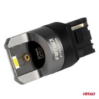Żarówki LED FULL CANBUS W21W 2SMD 7440 WHITE - AMIO AMI03599 — zdjęcie 3