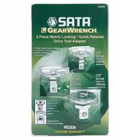 Zestaw 3 adapterow do kluczy z grzechotk - SATA SAT09084