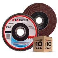 Tarcza listkowa 125mm p100 - TAGRED TA1006