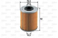 Filtr paliwa wkład - VALEO 587902
