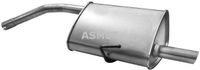 Tłumik układu wydechowego tył - ASMET ASM29.005
