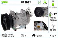 Kompresor klimatyzacji - VALEO VAL813932