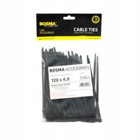 Opaska kabl.czarna 120 x 4,8 - BOSMA LED5466
