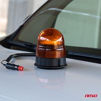 Lampa ostrzegawcza błyskowa kogut 39 LED magnes R65 R10 12V 24V W02m - AMIO AMI02300 — zdjęcie 5