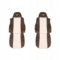 Pokrowce na fotele - F-CORE F-CORE FX04 BROWN/CHAMP