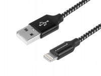 Kabel usb-lightning 3m mikrofibra - CARMOTION CRM86552