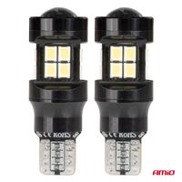Żarówki LED CANBUS T15 W16W 15SMD 2835 White 12V 24V - AMIO AMI04245 — zdjęcie 2