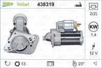 Rozrusznik nowy - VALEO 438319 — zdjęcie 2