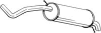 Tłumik układu wydechowego tył - BOSAL BOS227-055