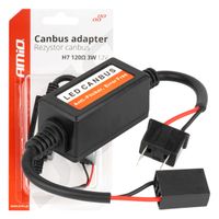 Rezystor opornik CANBUS do żarówek LED 3W 120ohm H7 - AMIO AMI04088