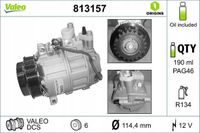 Sprężarka klimatyzacji mb - VALEO 813157 — zdjęcie 2