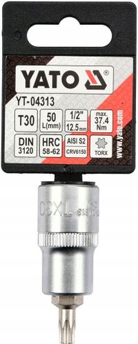 Trzpieniowy TORX 1/2 T30 L55MM - YATO YATYT-04313 — zdjęcie 5