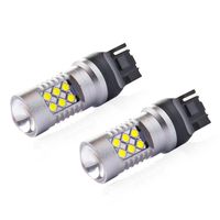 Zarówki LED CANBUS 3030 24SMD T20 7440 W21W White 12V 24V - AMIO AMI01173 — zdjęcie 2