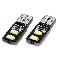 Żarówki LED CANBUS 4SMD 5730 T10 W5W White - AMIO AMI01630 — zdjęcie 4