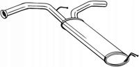 Tłumik układu wydechowego tył - BOSAL BOS135-721
