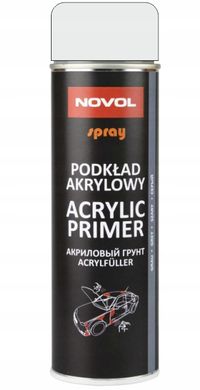 Novol-spray acryl primer white 500ml NOV91548