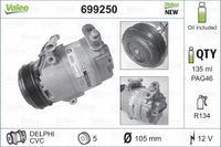 Sprężarka Klimatyzacji Opel Zafira - VALEO 699250 — zdjęcie 3